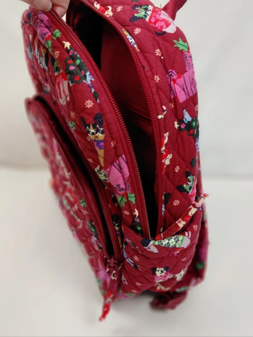 Vera‎ Bradley Holiday Hounds Essential Compact Backpack